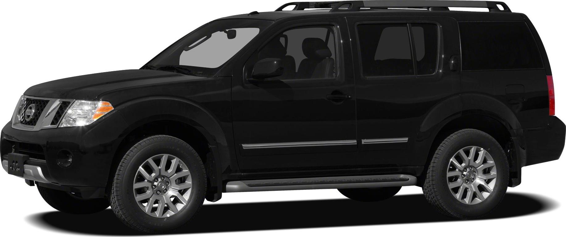 Black SUV with roof rails, alloy wheels, and side steps