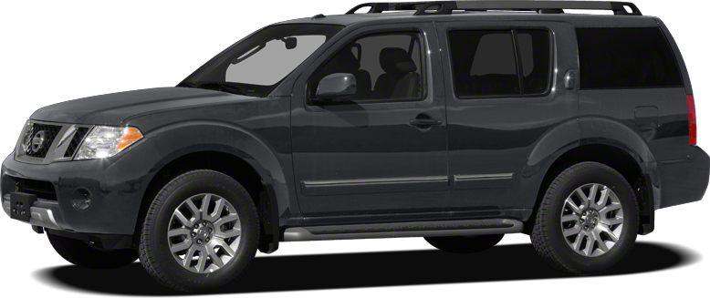 Side profile of a black SUV with alloy wheels and roof rails