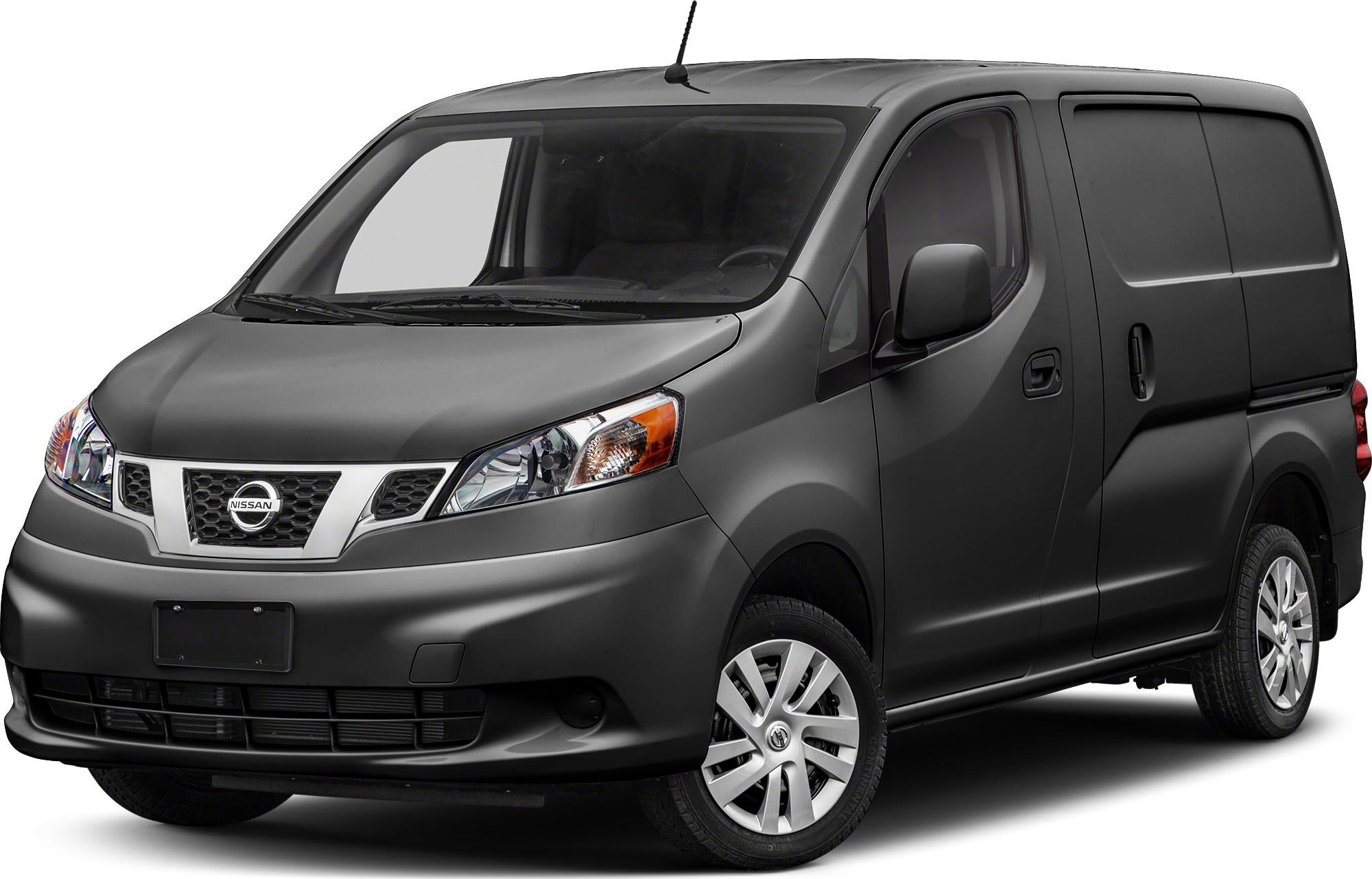 Front three-quarter view of a compact utility van