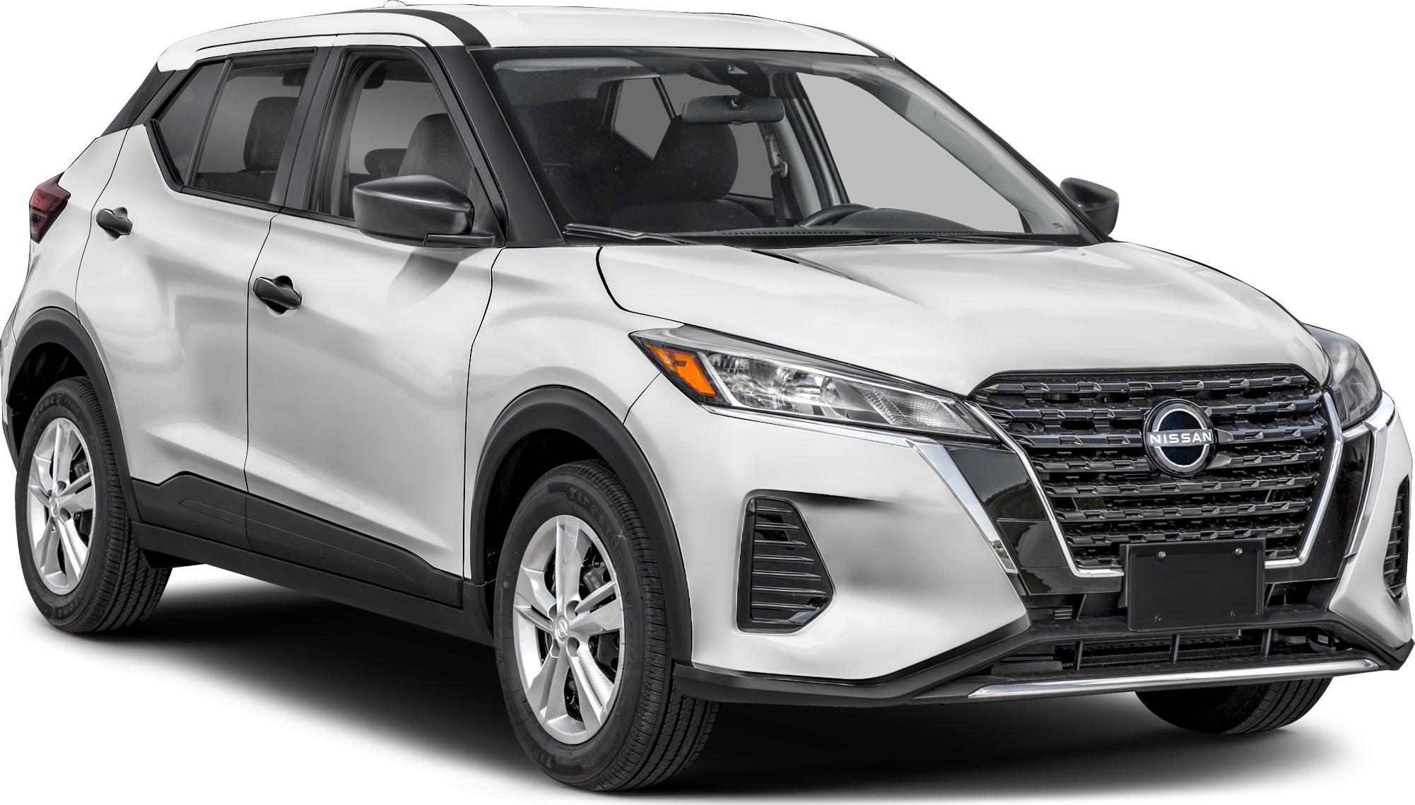 Silver compact SUV front side with modern grille and headlights