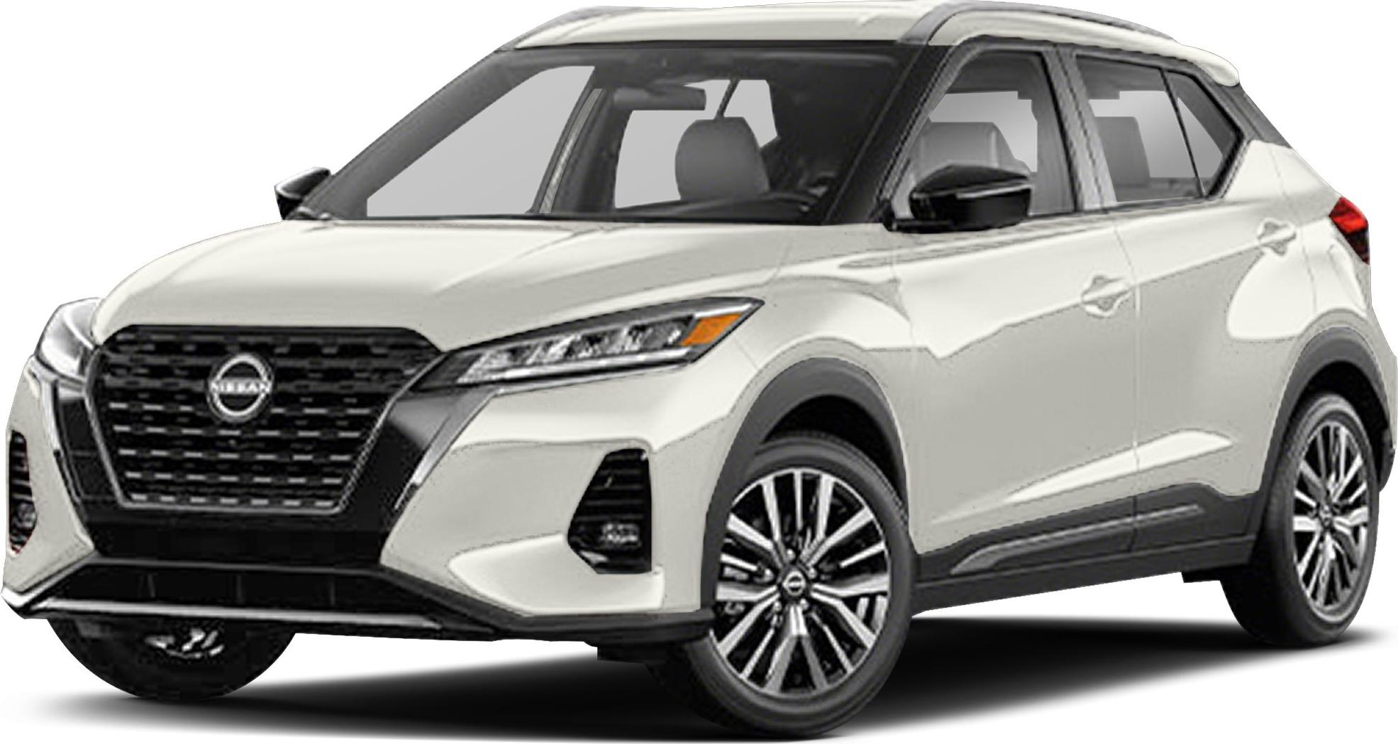 Front view of compact SUV with LED headlights and alloy wheels