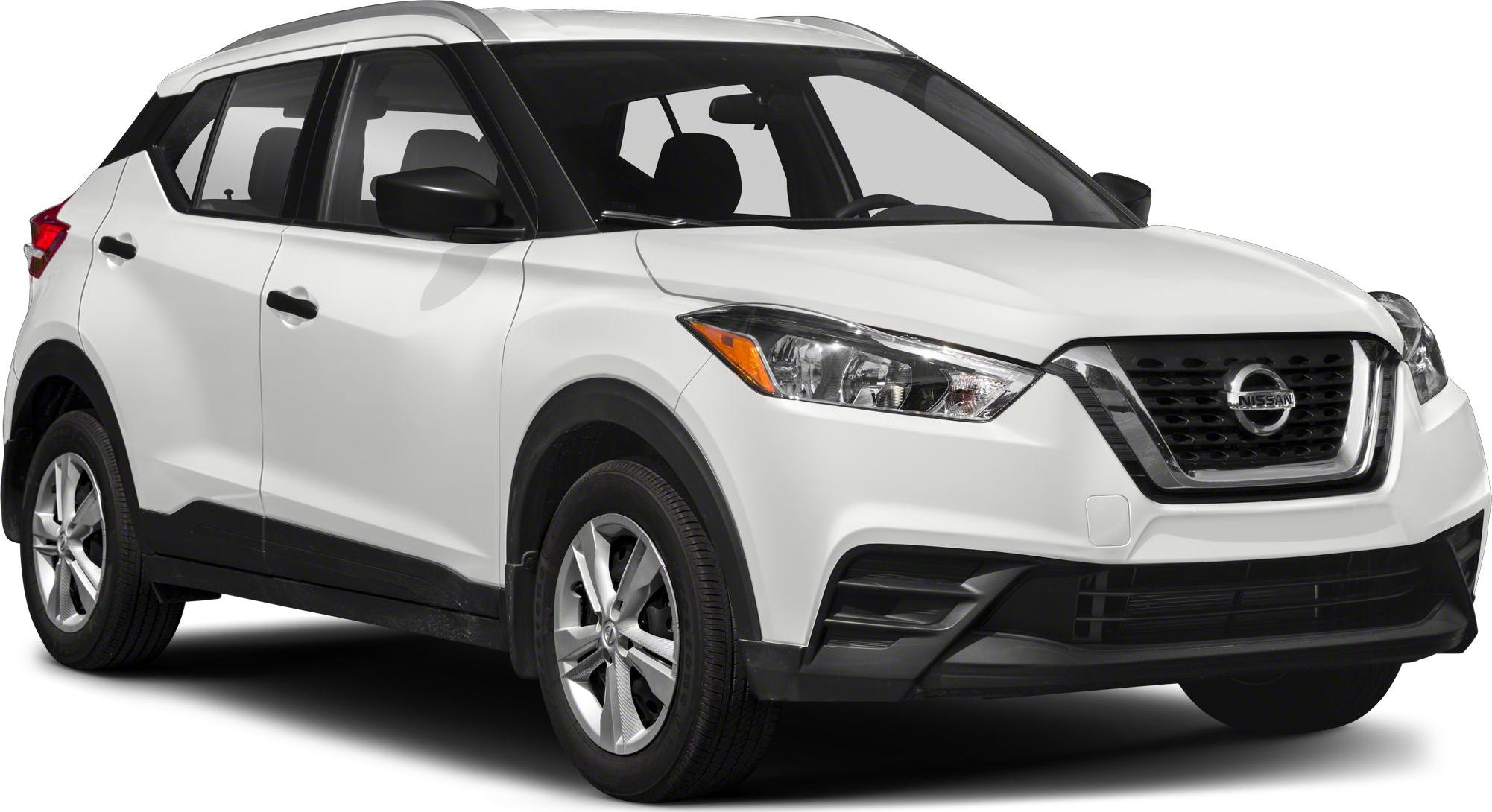 Front-side view of compact SUV with distinct grille and headlights