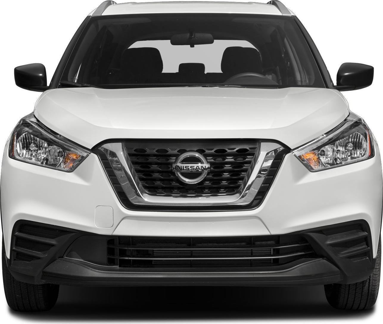 Front view with V-Motion grille and angular headlights