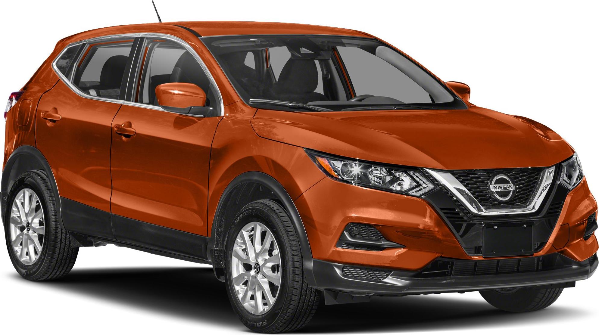 Orange SUV with updated V-motion grille and sleek LED headlights