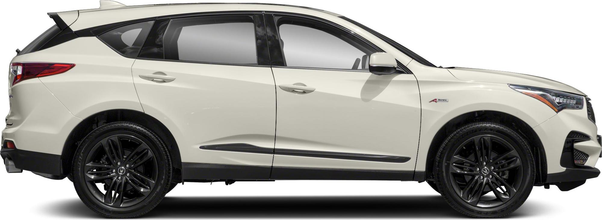 Side profile of SUV with black alloy wheels and sleek body lines