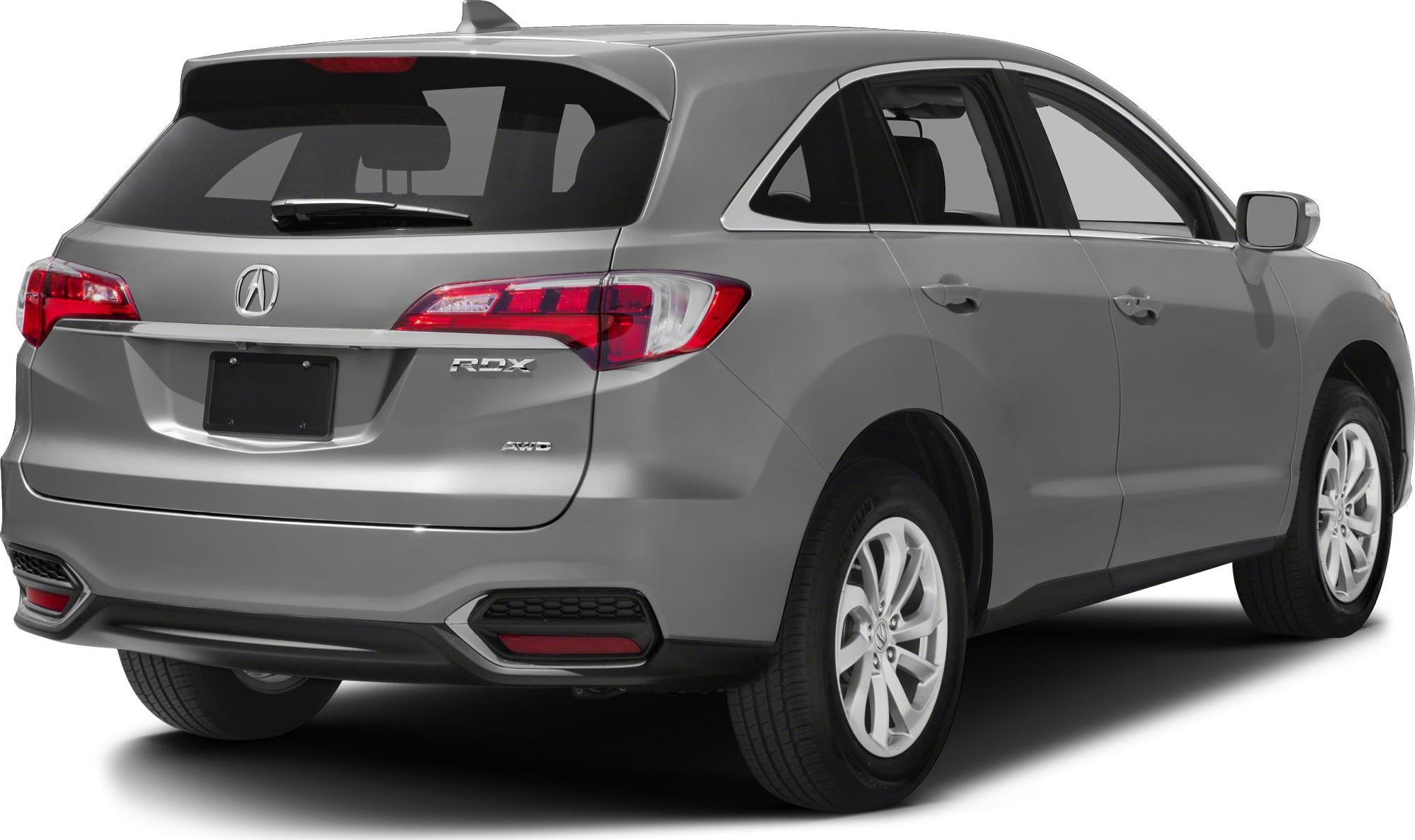 Rear-side view of silver AWD SUV with distinctive taillights and alloy wheels