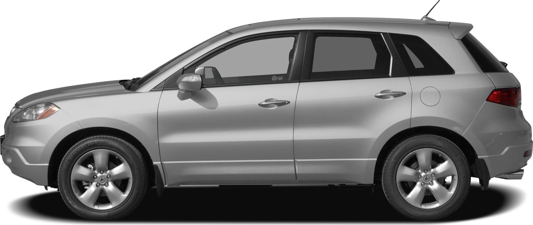 Side profile of SUV with five-spoke alloy wheels