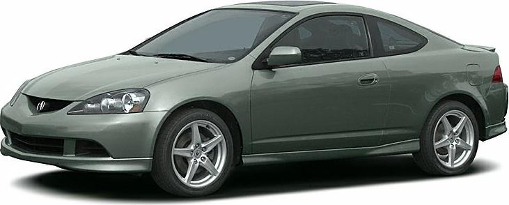 Side view of a sporty two-door coupe with alloy wheels and tinted windows