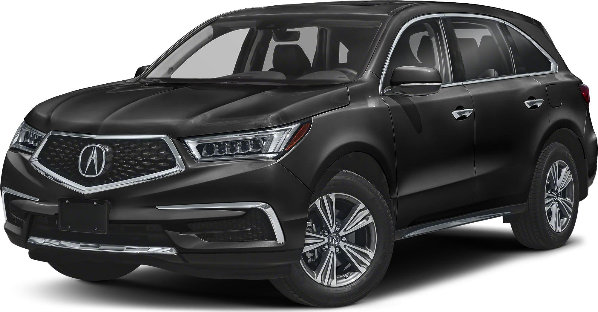Front side view of black SUV with LED headlights and alloy wheels