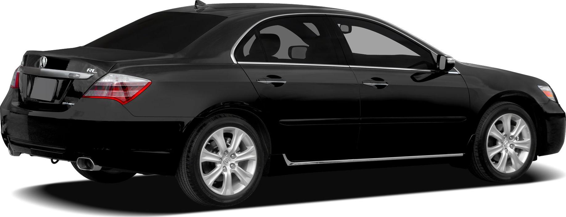 Luxury sedan side and rear profile with alloy wheels and rear spoiler