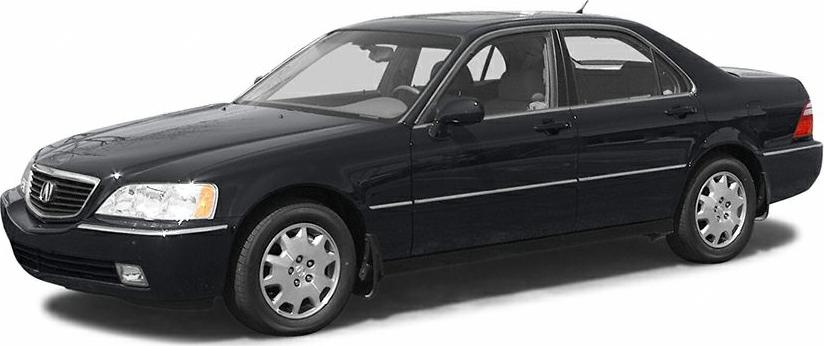 1996 sedan with classic grille and multi-spoke wheels side profile and front view