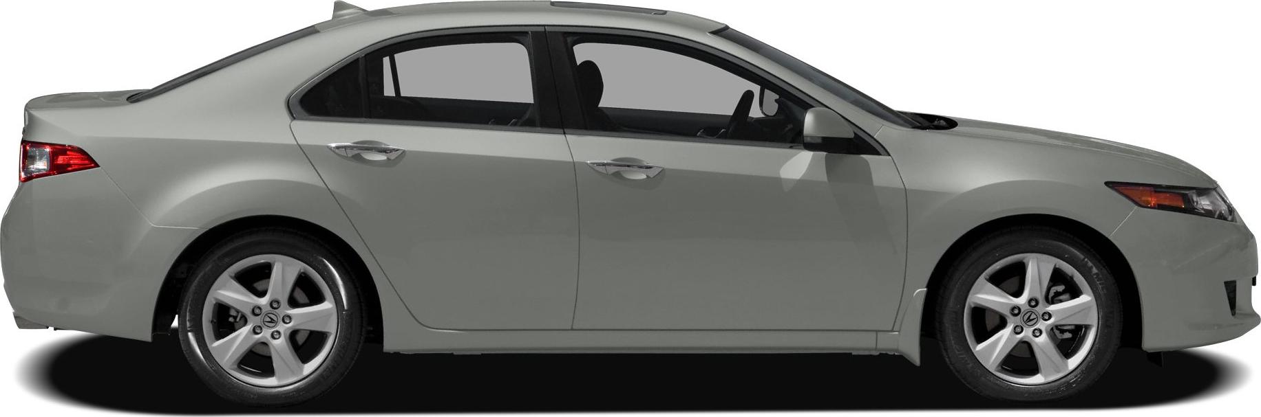 Side profile of a mid-size sedan with alloy wheels.