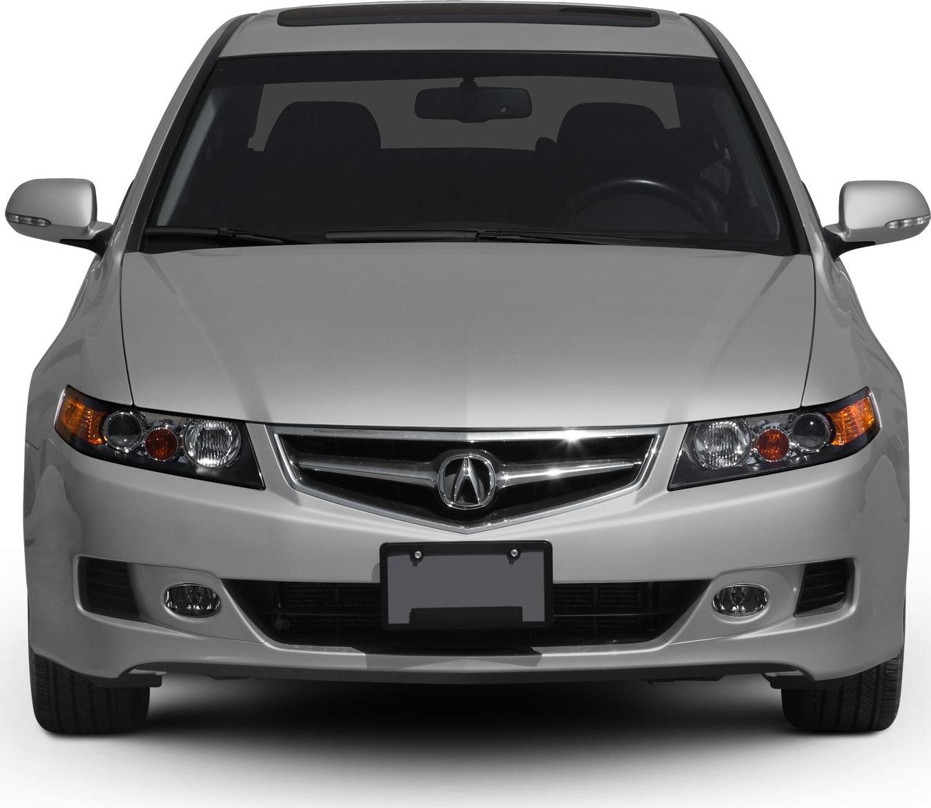 Front view showing headlights, grille, and fog lights