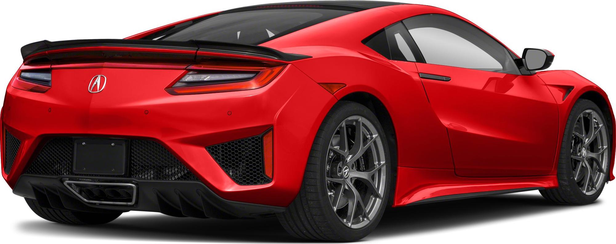 Rear-side view with aerodynamic lines, diffuser, and alloy wheels