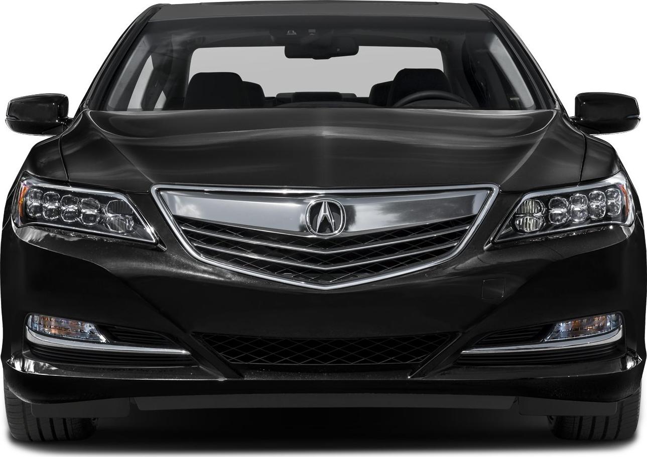 Diamond pentagon grille and multi-lens LED headlights at car front