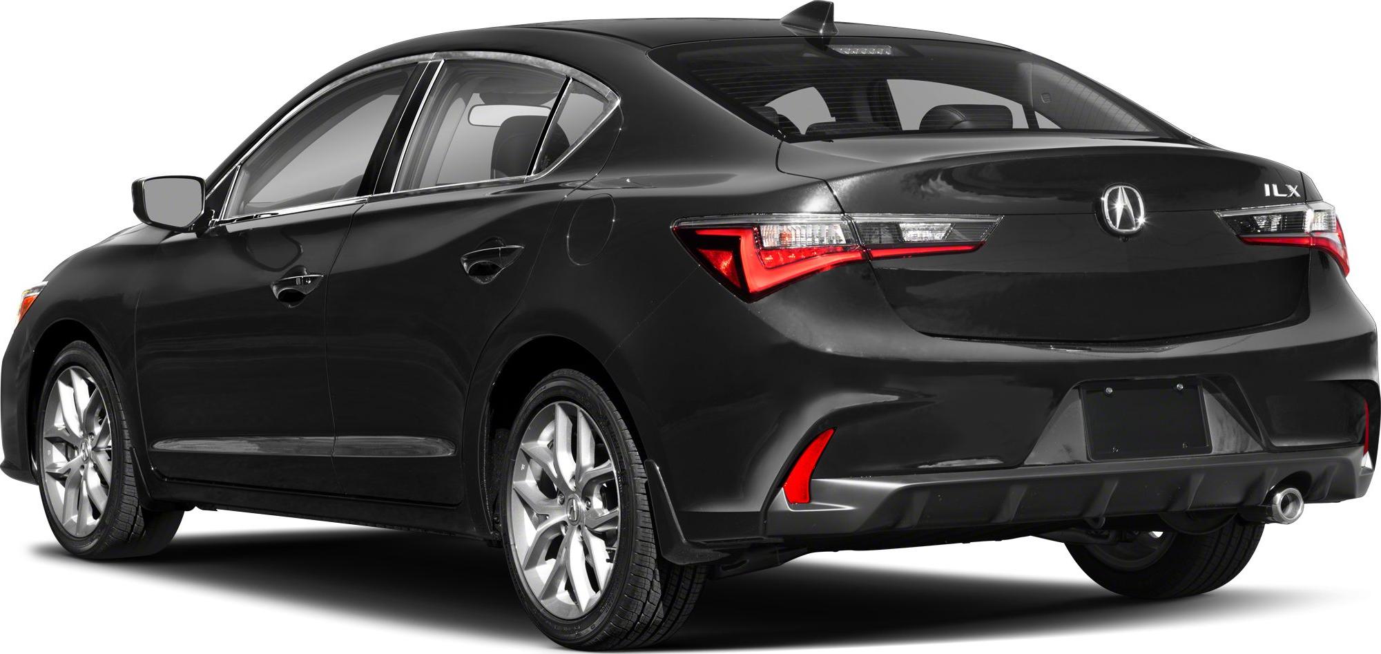 Rear and side view with taillights and alloy wheels