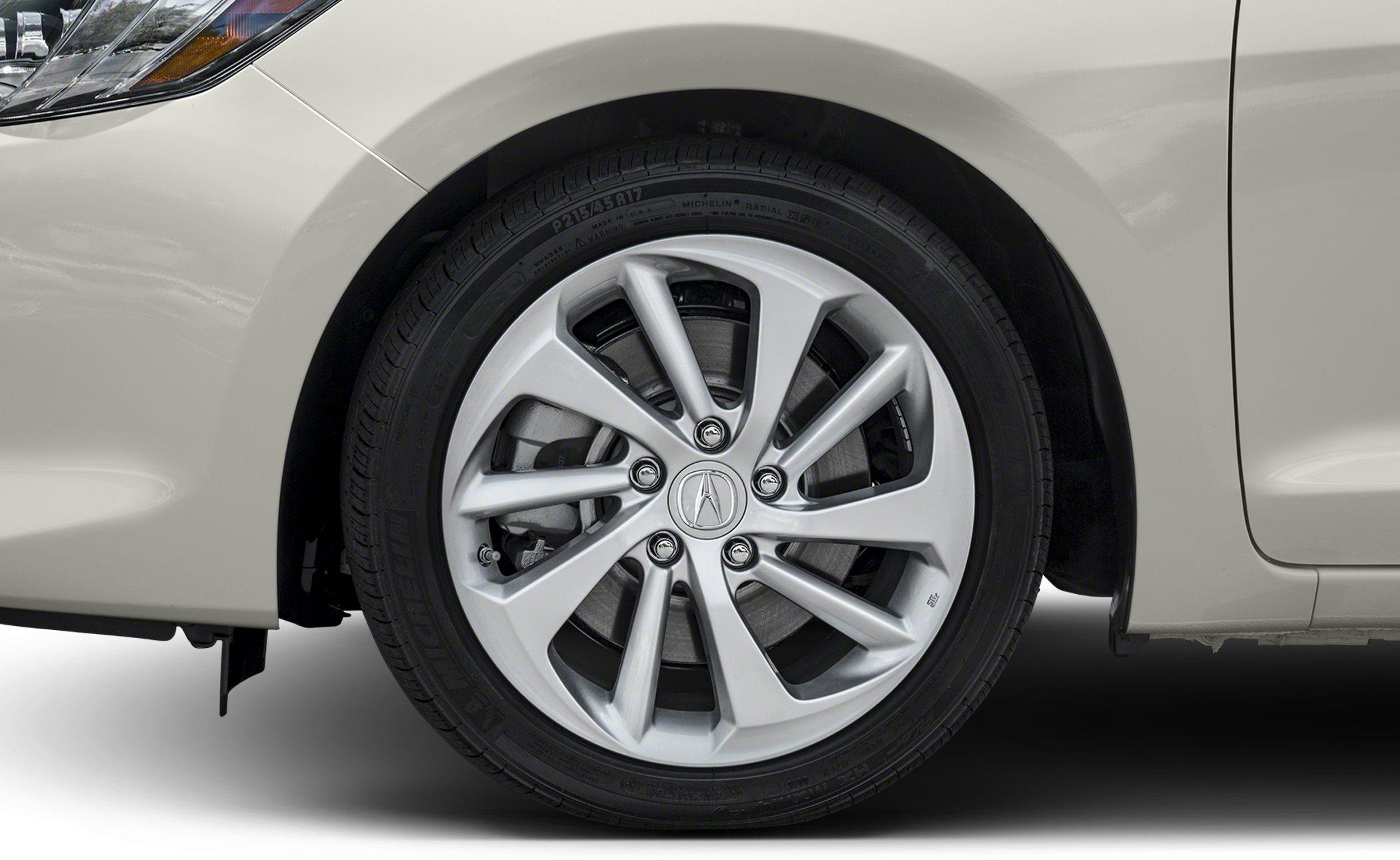 Alloy wheel and tire close-up with detailed rim design