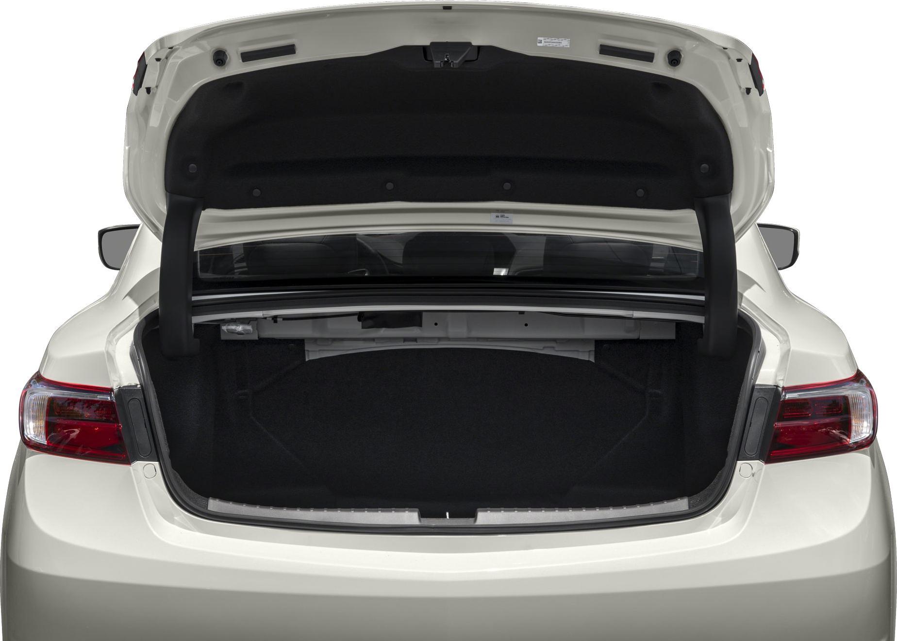 Open trunk view with spacious cargo area