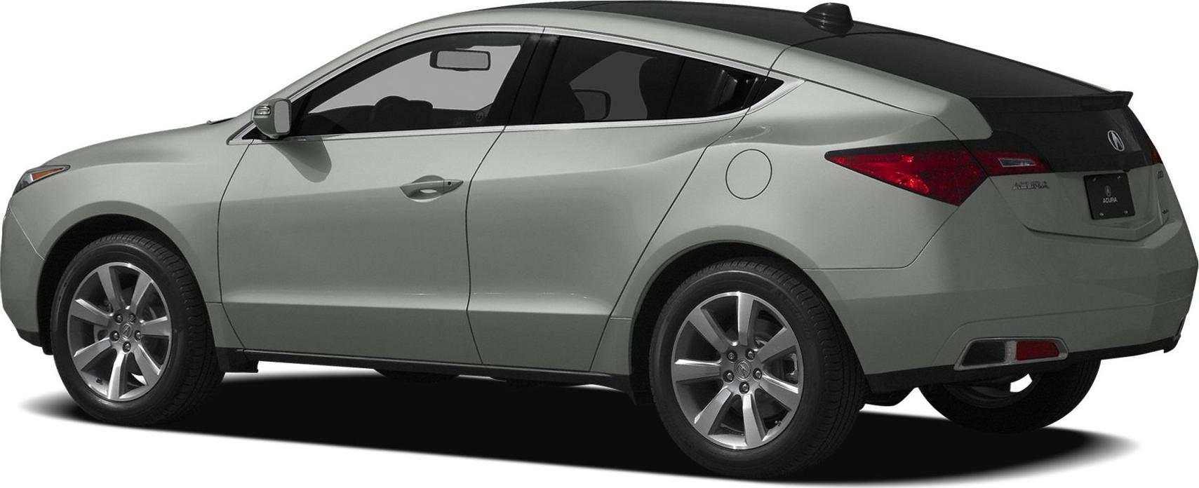 Side and rear view of coupe SUV with sloping roof and modern tail lights