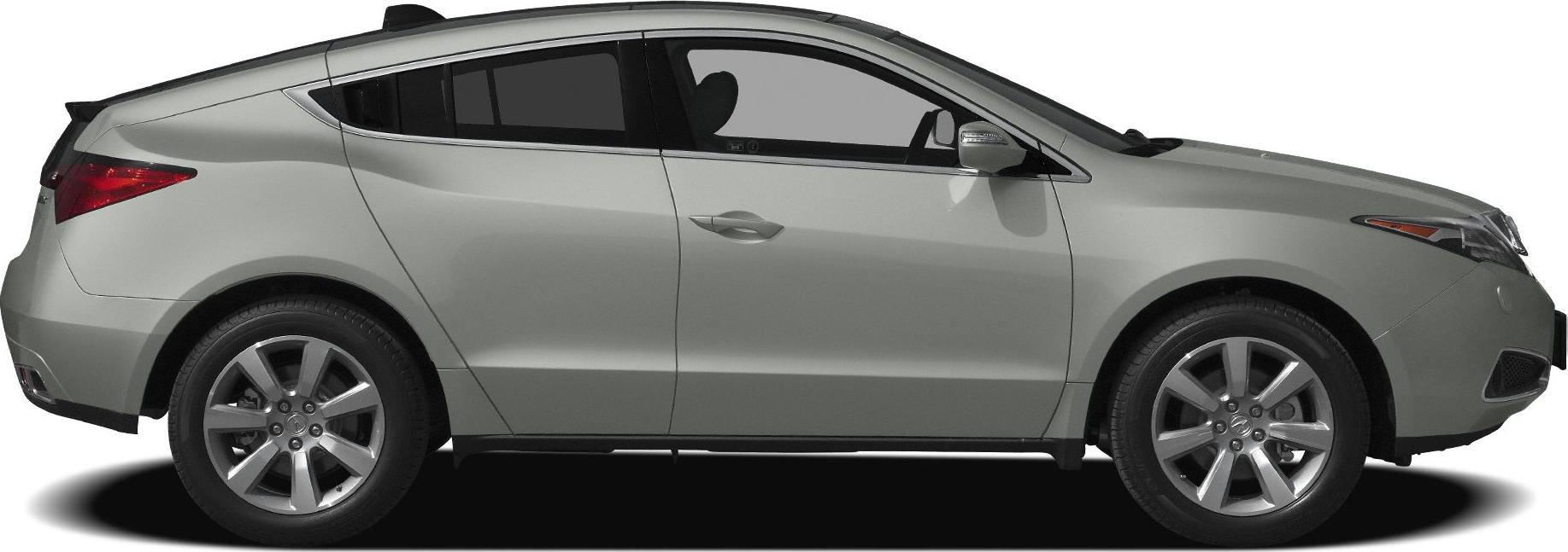 Side profile of a sleek crossover with distinct rear window styling and alloy wheels