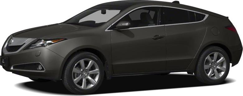 Side profile of a dark luxury crossover with sloping roofline and angular design