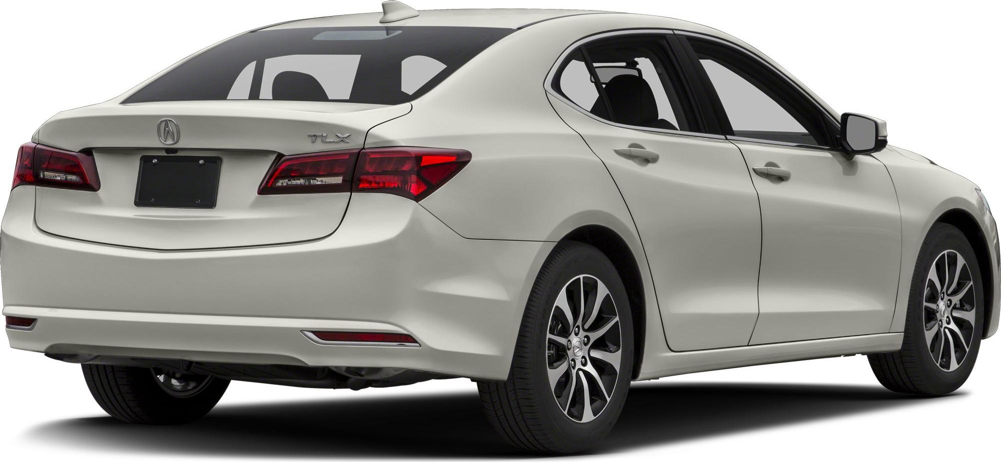 Rear side view with sharp taillights and sedan profile