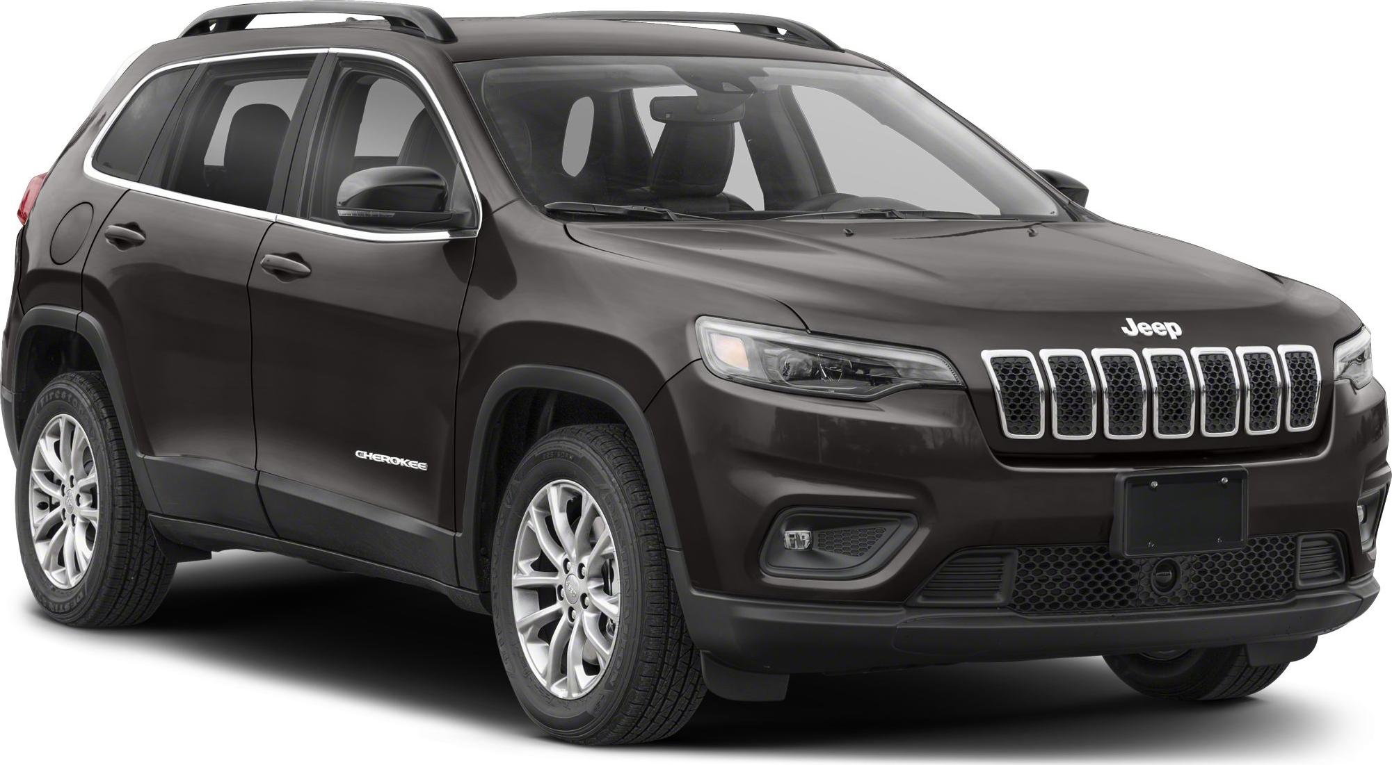 Front and side profile of a modern SUV with distinctive grille and roof rails.