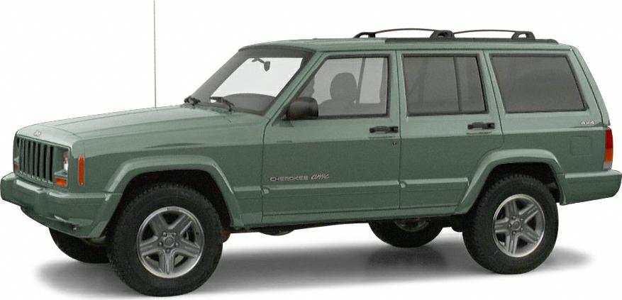 Side view of rugged SUV with roof rails and 5-spoke wheels