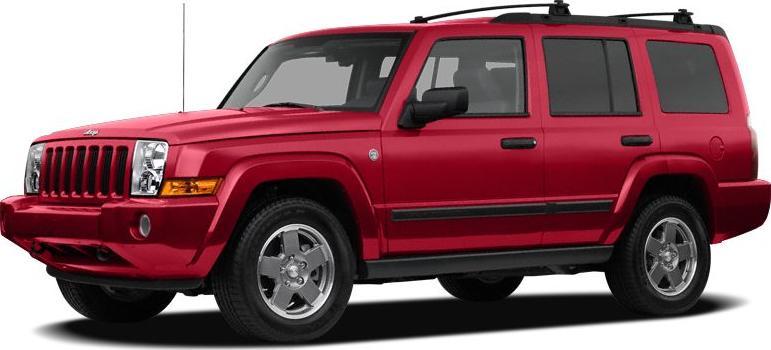 Red SUV with boxy design showing front and side profile
