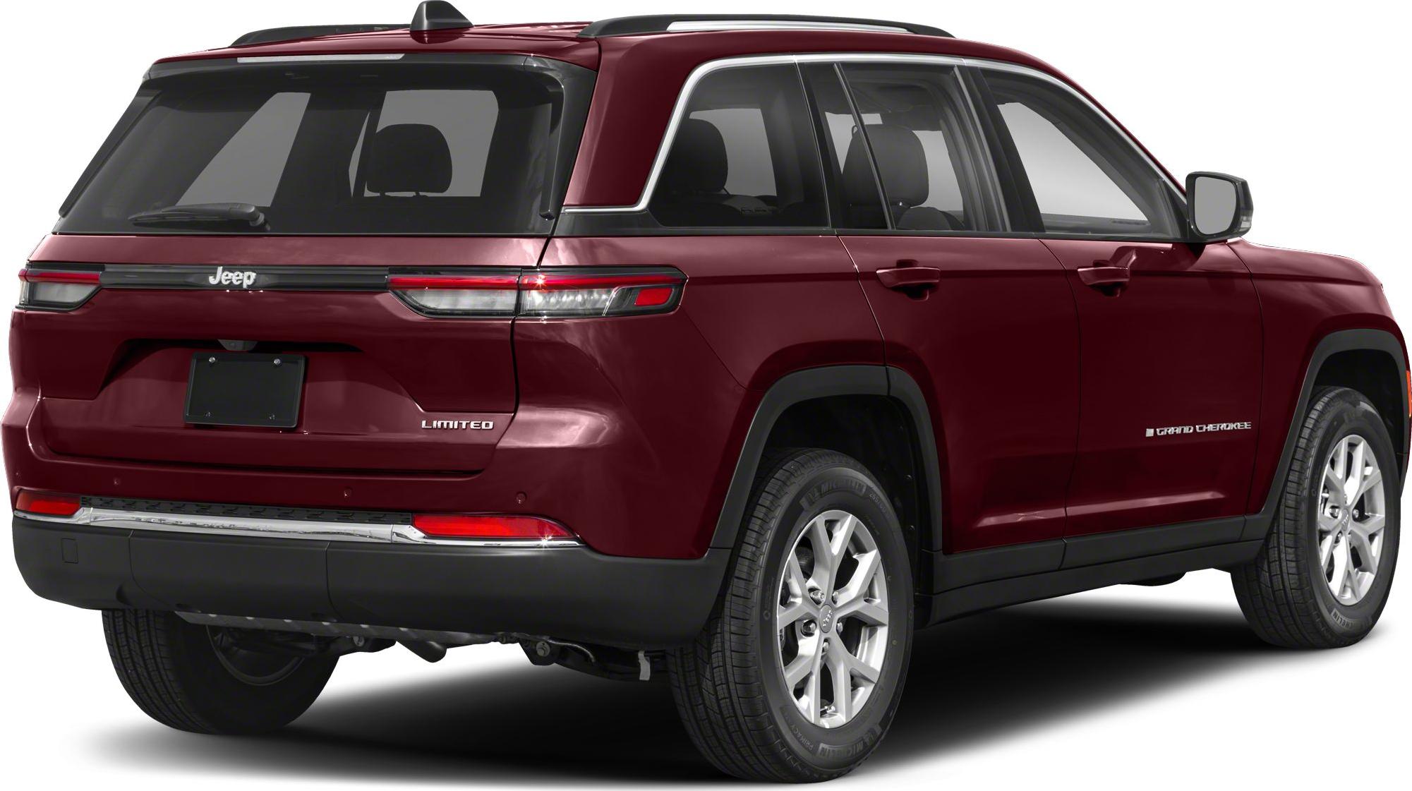 Rear side view SUV with distinctive tail lights and window design