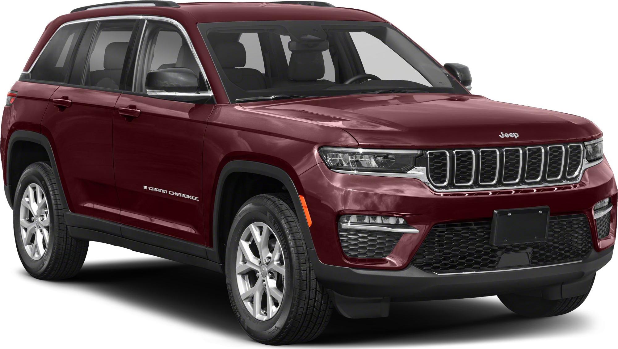 Front and side view of modern SUV with distinctive grille and sleek headlights