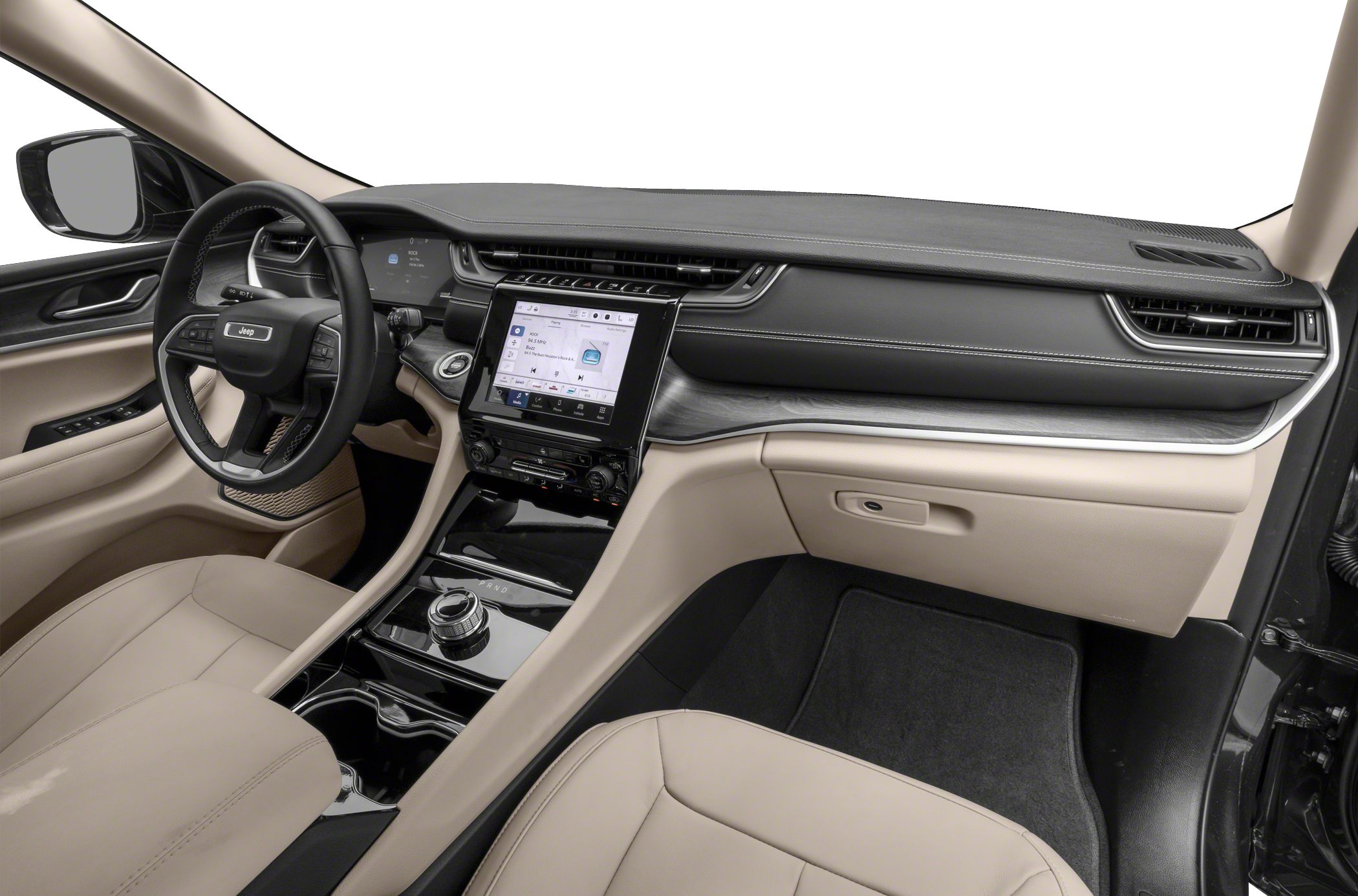 Leather seats, touchscreen infotainment, steering wheel controls interior