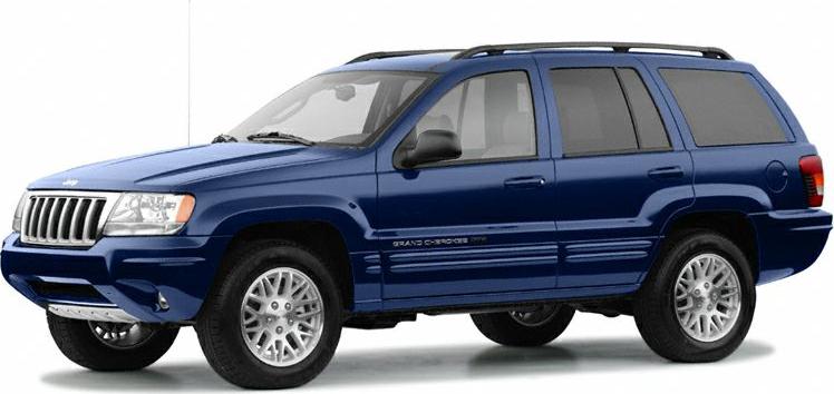Side profile of blue SUV with alloy wheels and roof rails