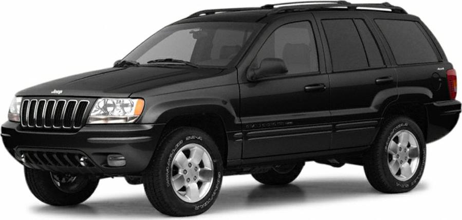 Front-three-quarter view of a rugged SUV with prominent grille and large alloy wheels.