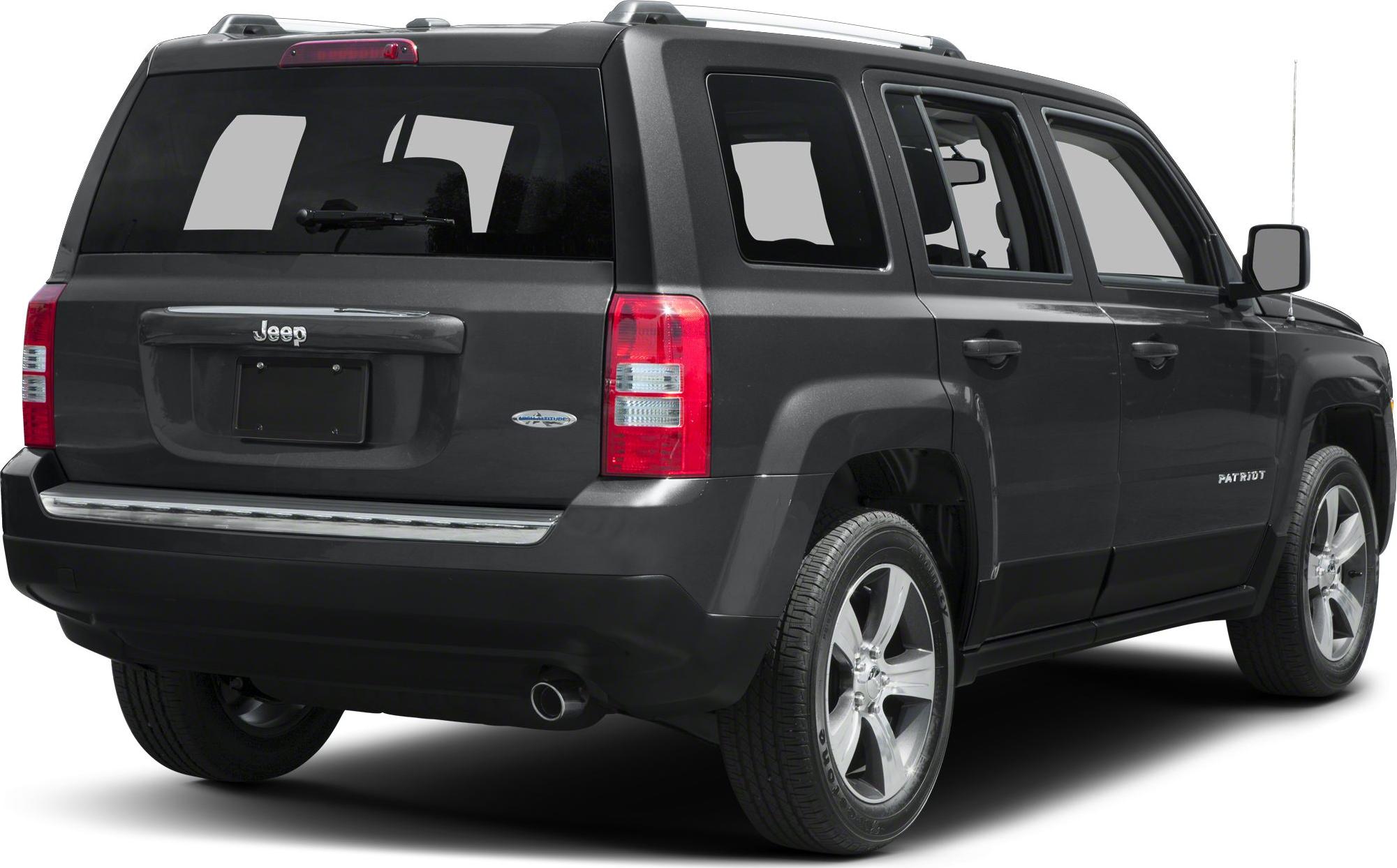 Rear view of an SUV with distinctive tail lights and alloy wheels