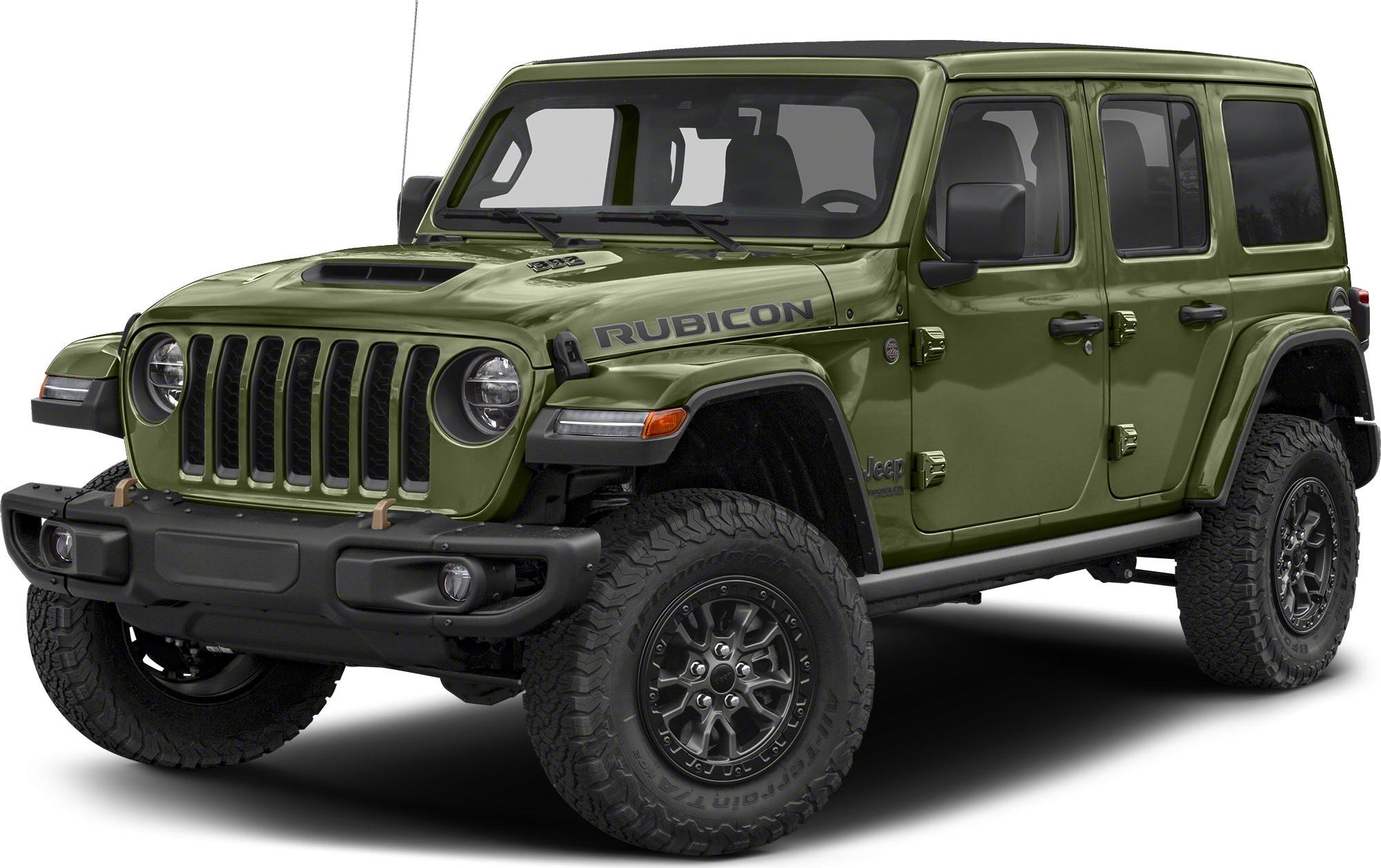 3/4 front-left view, Sarge Green Clearcoat