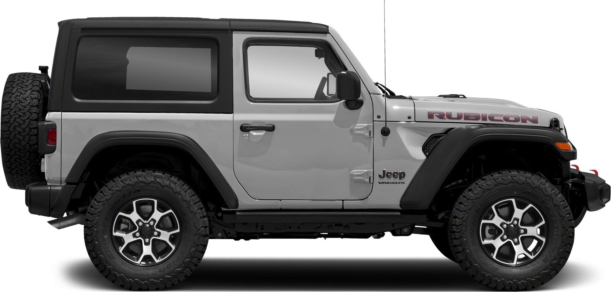 Side profile showing rugged tires and compact SUV structure