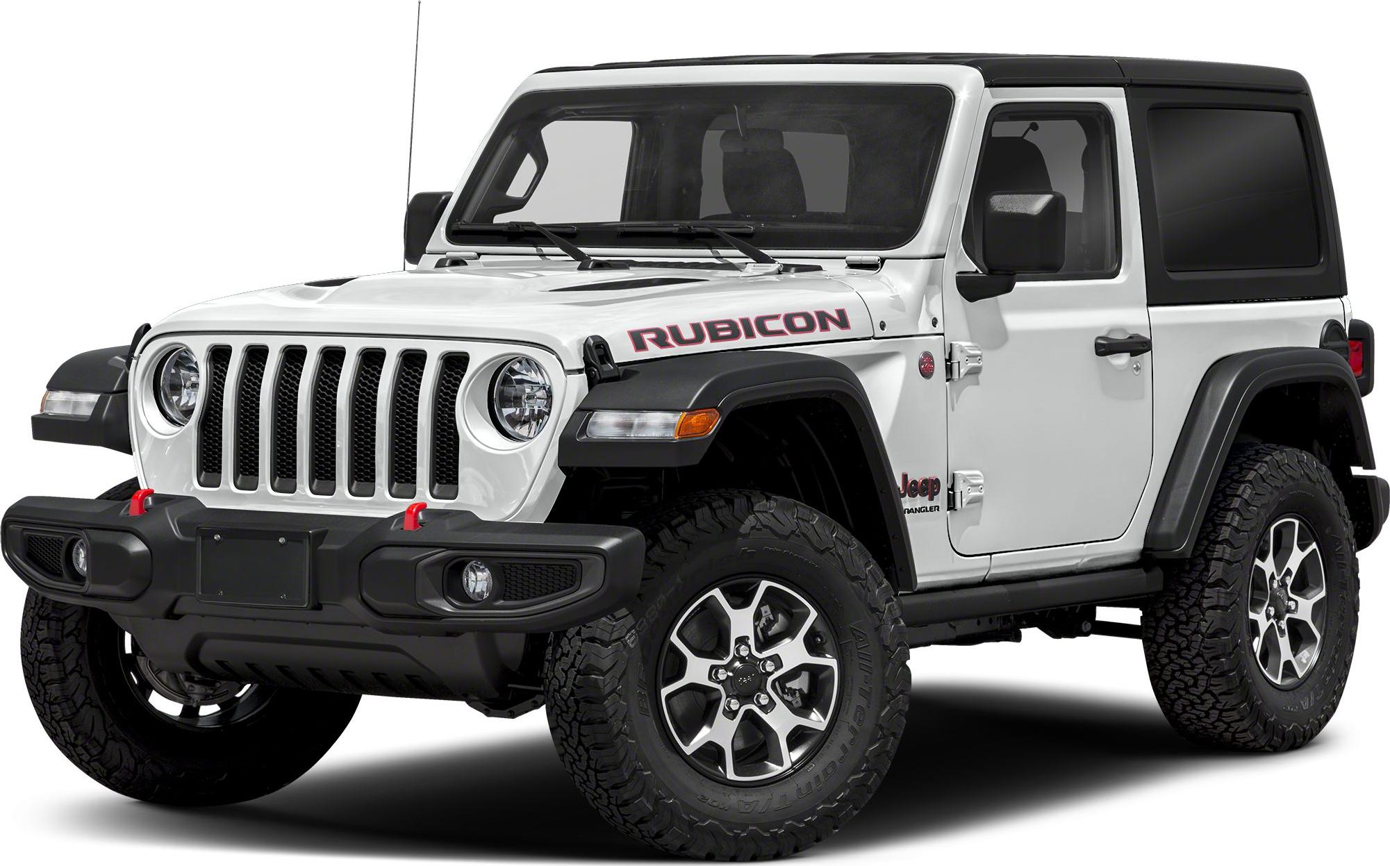 Front side view of rugged off-road SUV with iconic grille and large tires