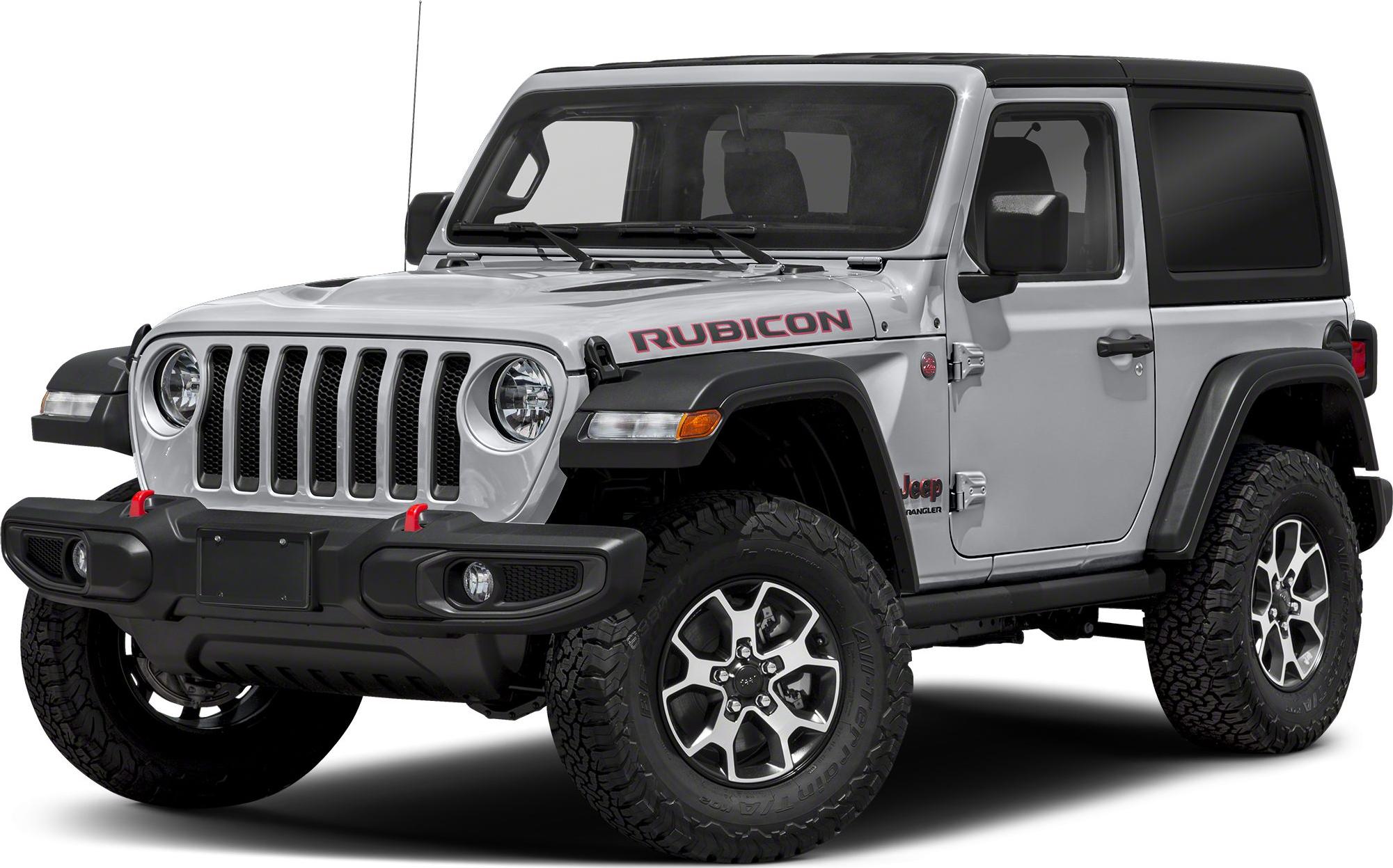 Front side view with seven-slot grille and off-road tires