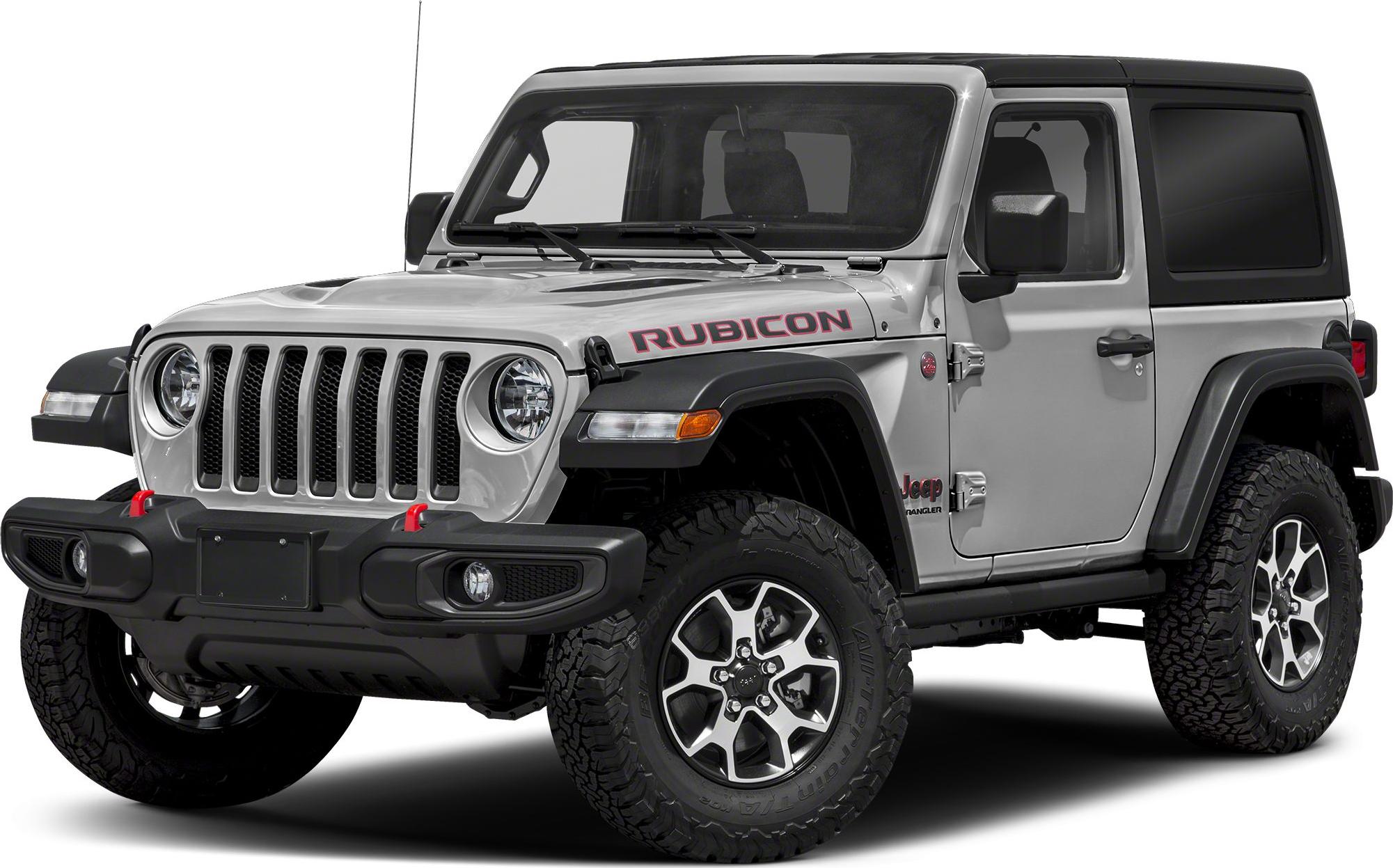 Front view of offroad SUV with distinctive grille and rugged tires