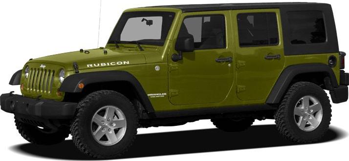 Side view of a rugged four-door off-road SUV with large tires.