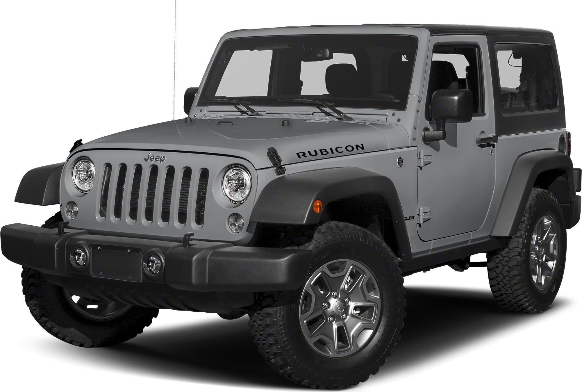 Rugged 2-door off-road SUV with iconic grille and all-terrain tires