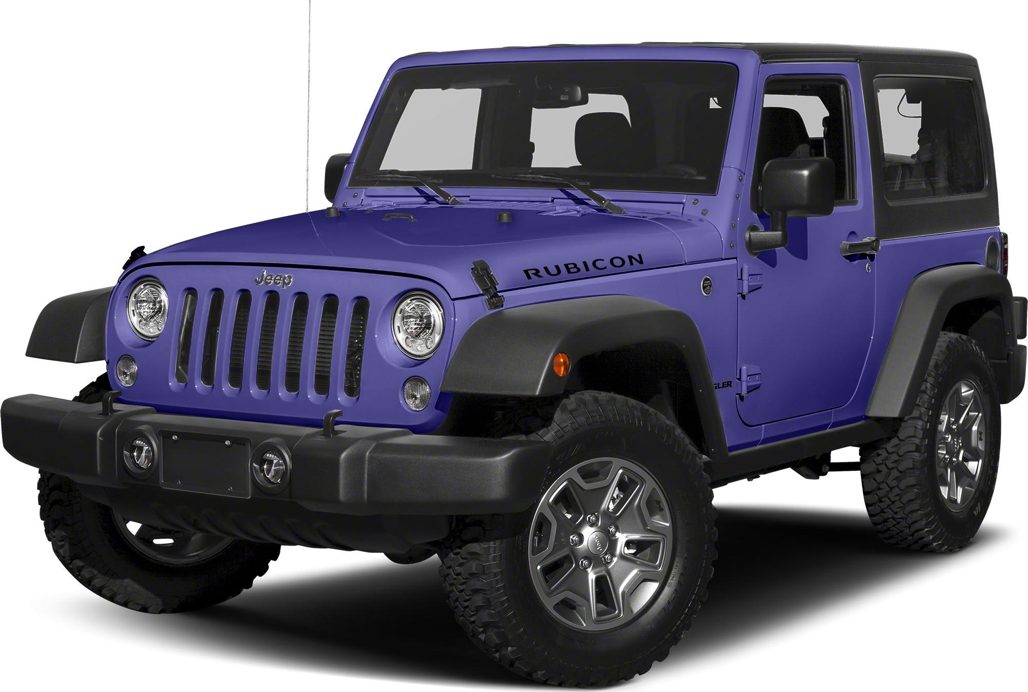 Off-road SUV with round headlights, seven-slot grille, and rugged bumper