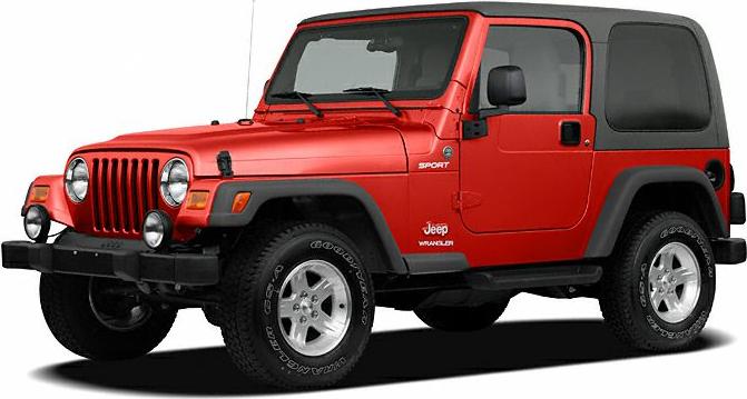 Red 1997 4x4 SUV with off-road design and rugged build