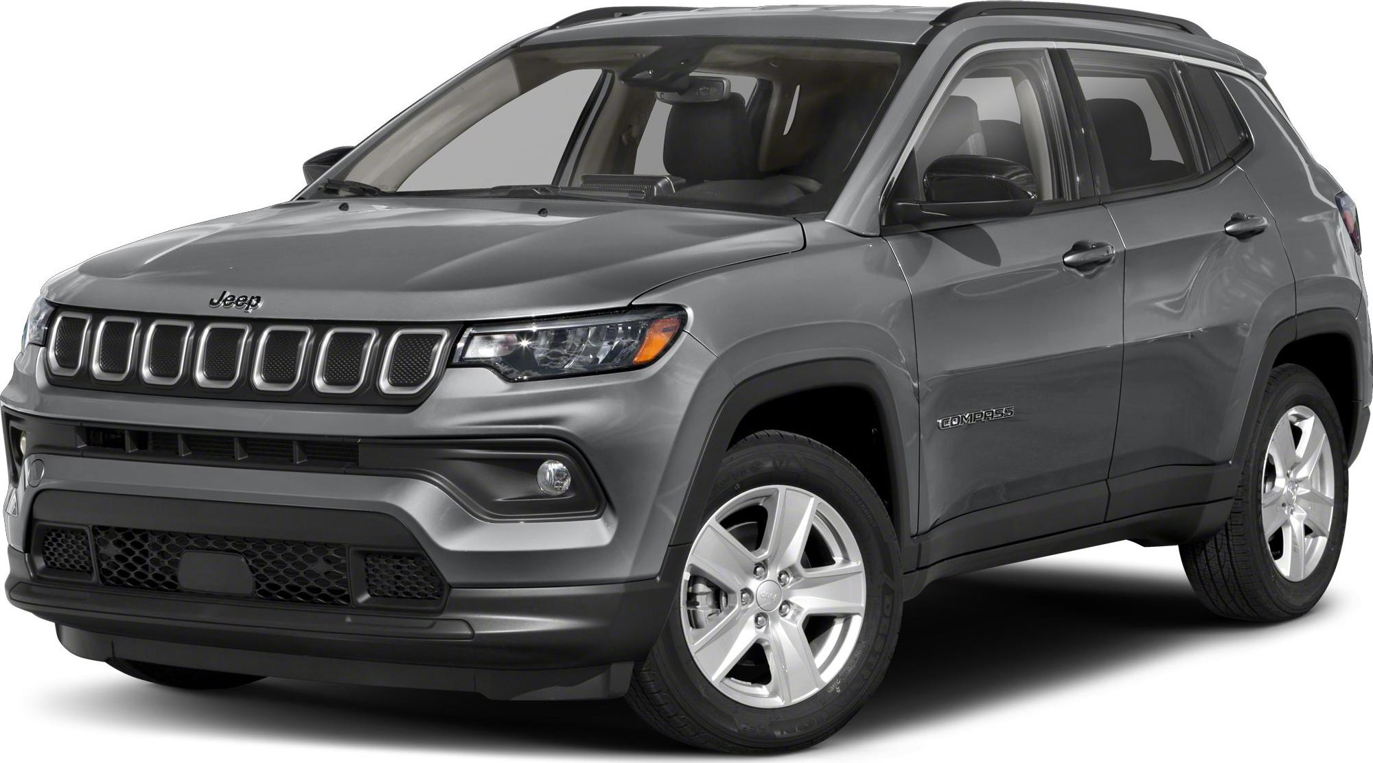 SUV front and side profile with LED headlamps and seven-slot grille