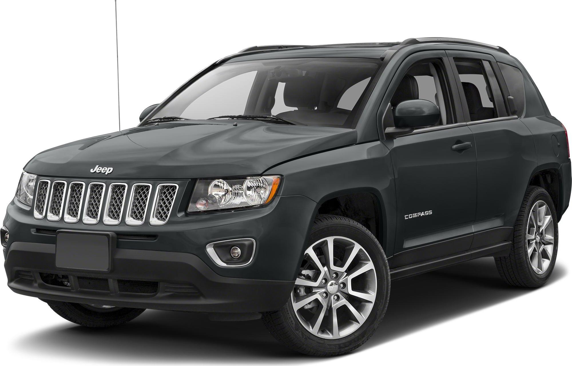 Front view SUV with chrome seven-slot grille and alloy wheels