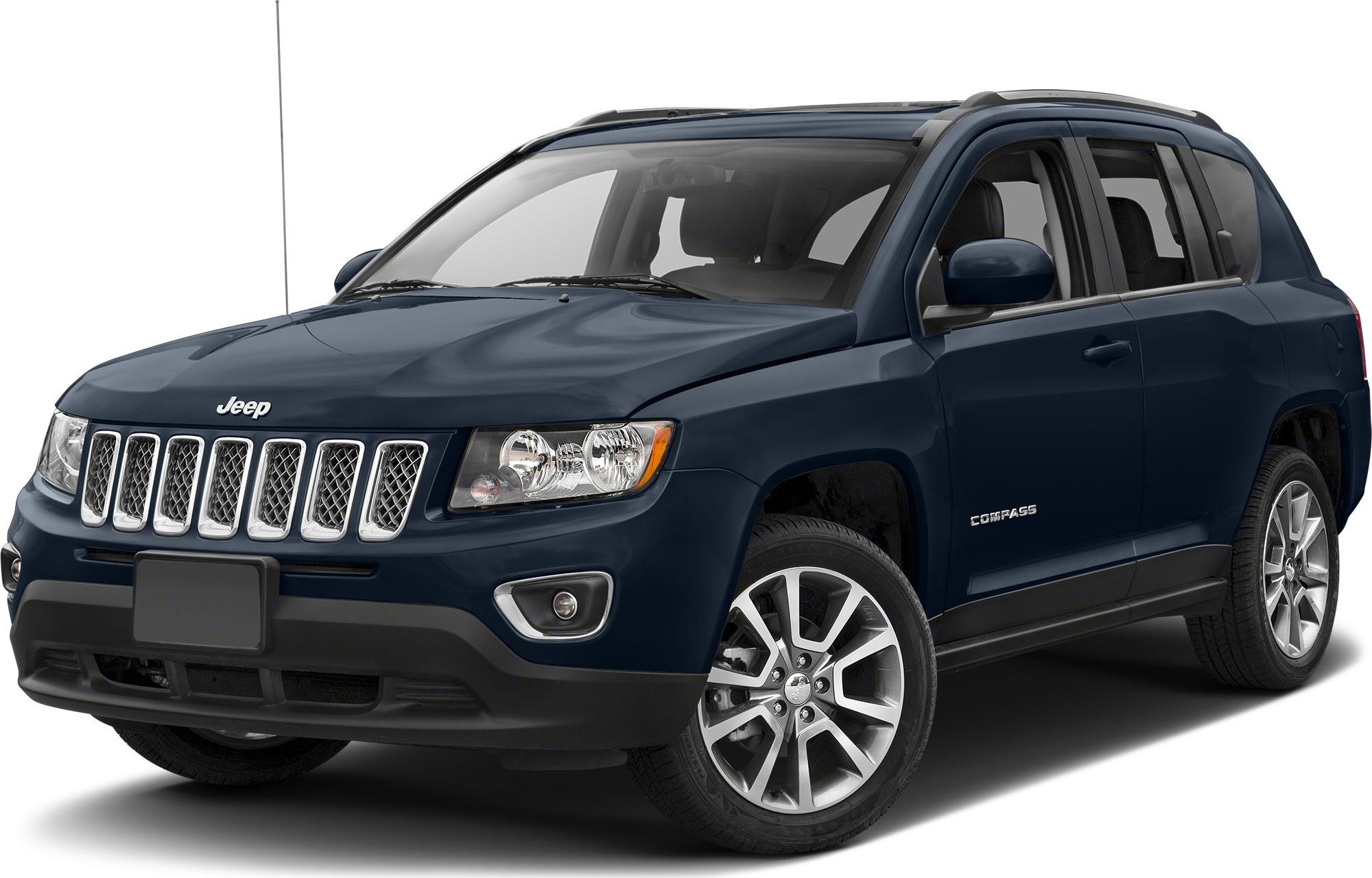 Front and side view showing SUV grille and alloy wheels