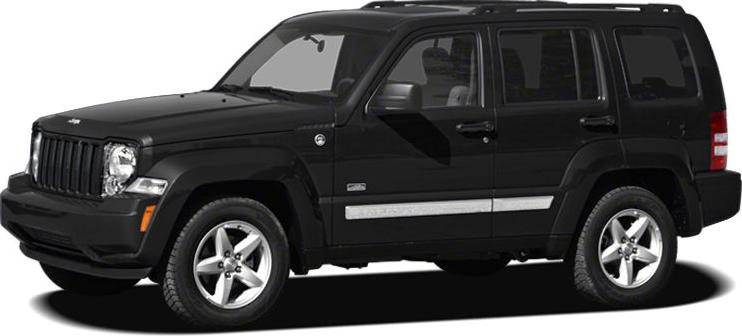 Black 4-door SUV with alloy wheels and roof rails