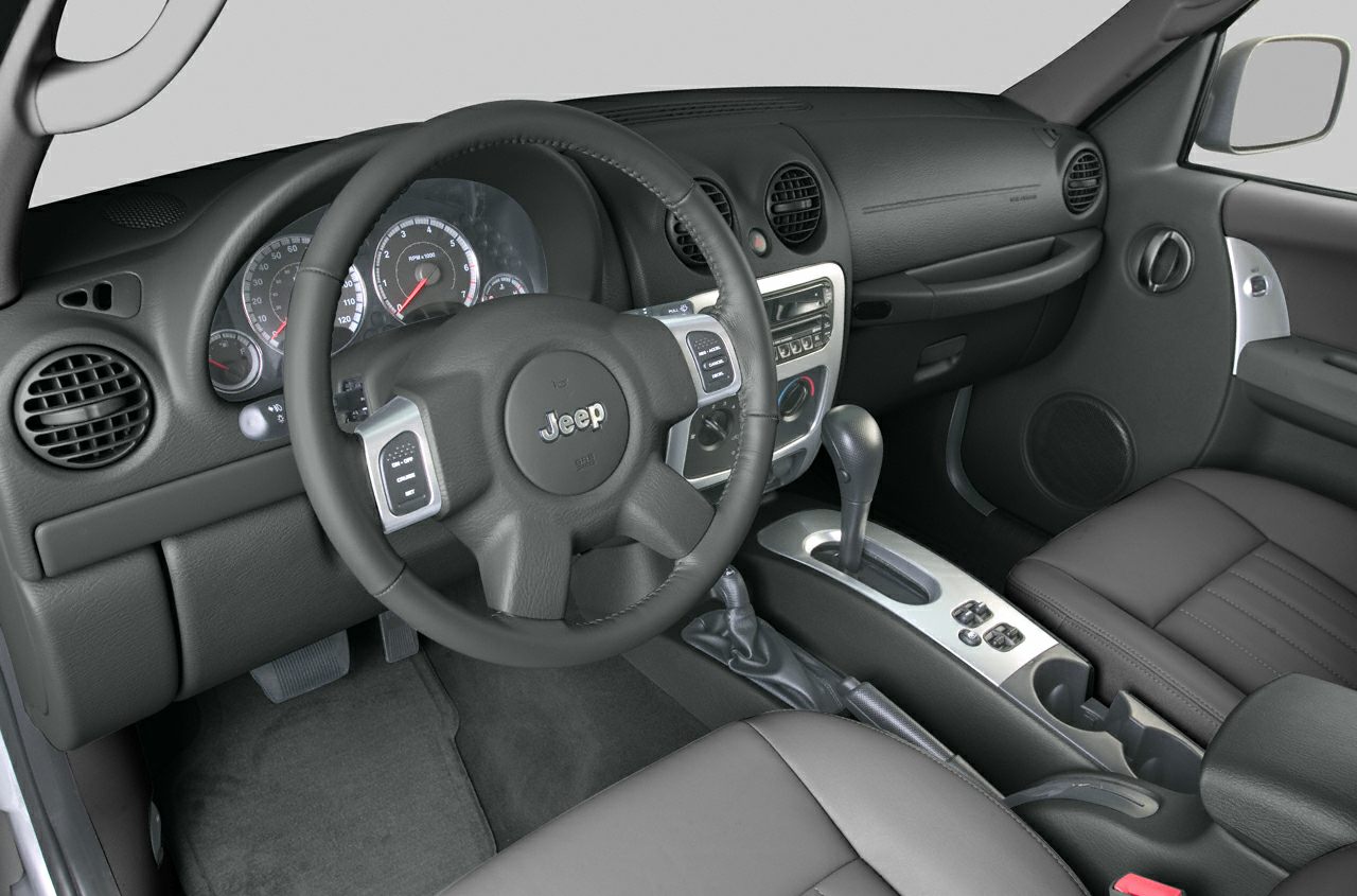 Dashboard, steering wheel, and automatic gear shifter interior