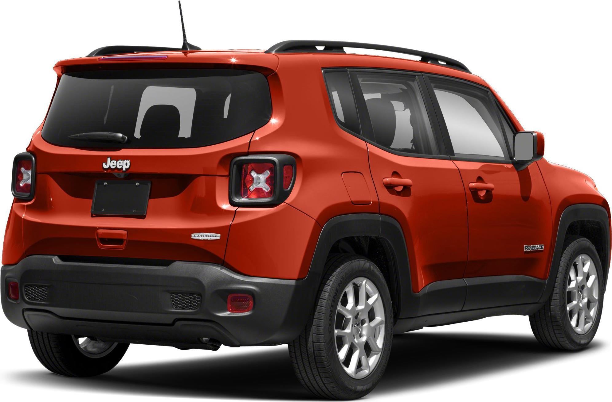 Distinctive X-shaped taillights and rear design of compact SUV